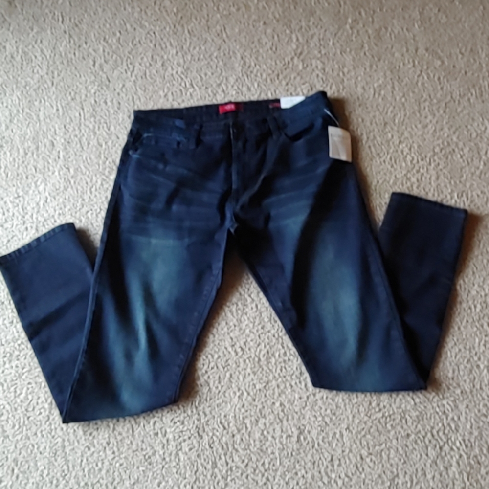 Mens Size 34x32 Dark Blue Guess Jeans